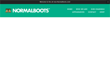 Tablet Screenshot of normalboots.com